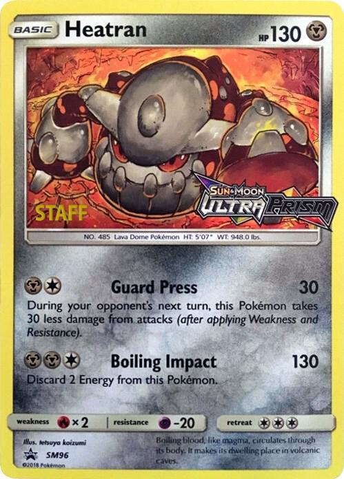 Heatran - SM96 (Prerelease) [Staff]