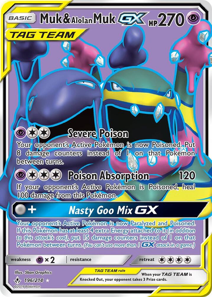 Muk & Alolan Muk GX (196) (Full Art)