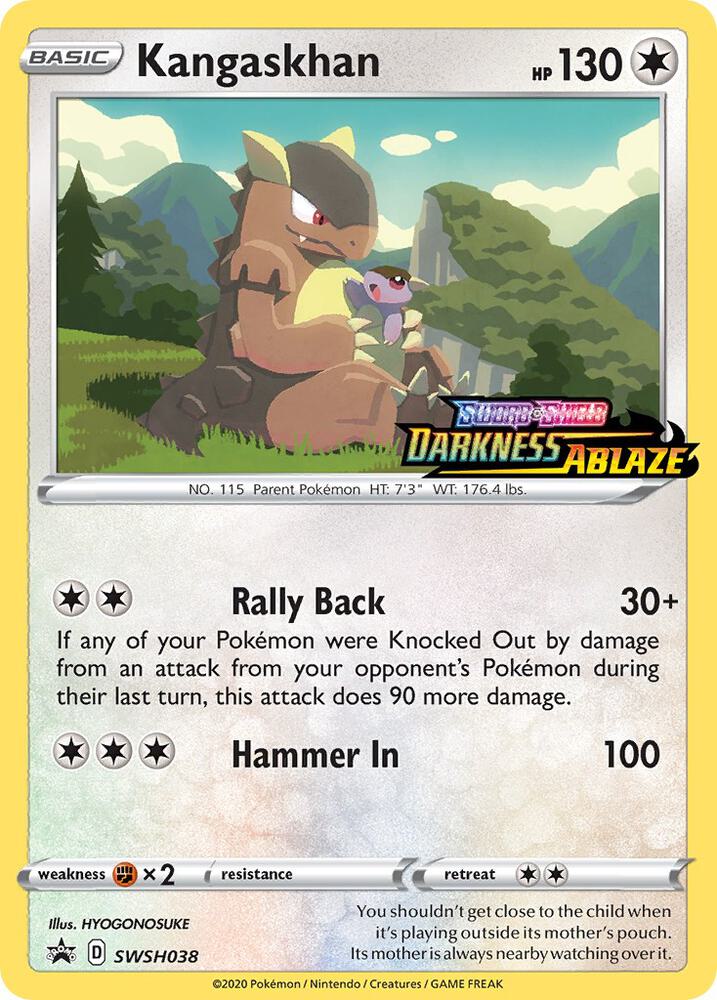 Kangaskhan - SWSH038 (Prerelease)