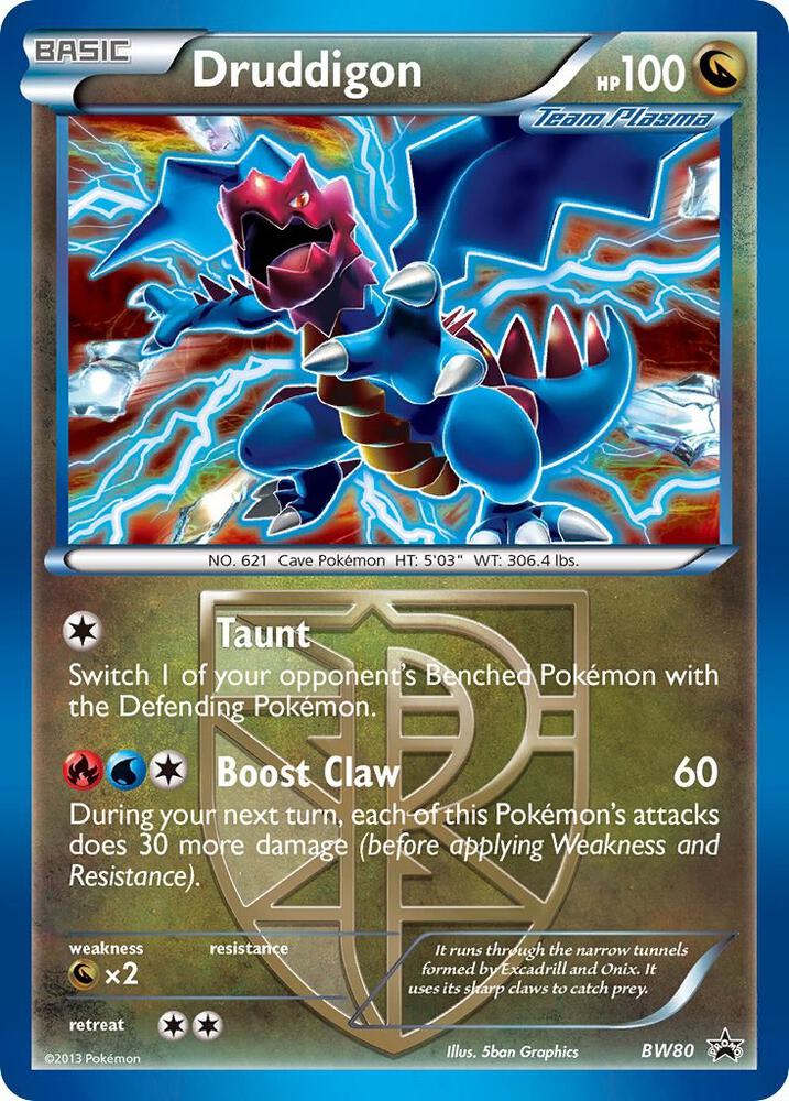Druddigon (Team Plasma) - BW80 (Cosmos Holo)