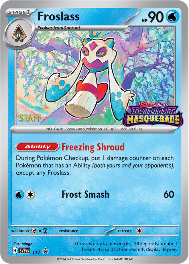 Froslass - 117 (Prerelease) [Staff]