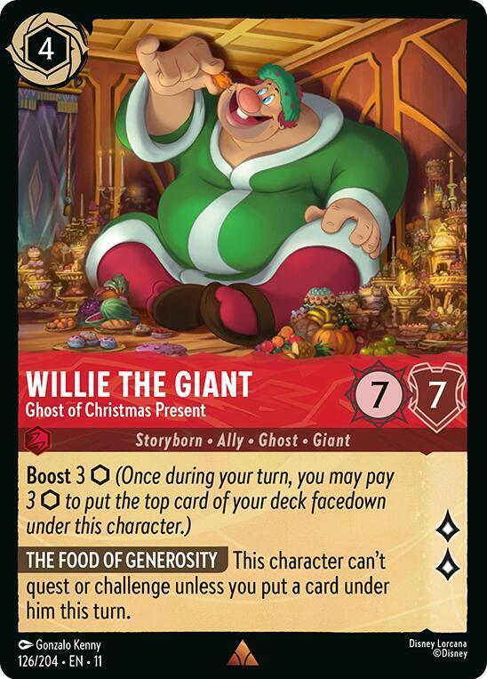 Willie the Giant - Ghost of Christmas Present