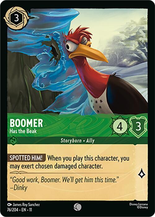 Boomer - Has the Beak